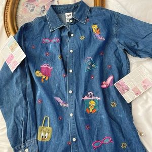 Super cute jeans shirt from Warner Bros. Studio Store